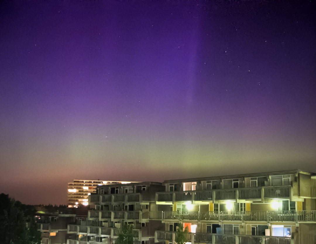 Noorderlicht door de zon verlicht. Foto: Roy Keeris, 30 mei 2003, Zeist