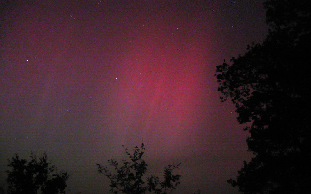 Noorderlicht vanuit Noord-Duitsland, foto door Roy Keeris.